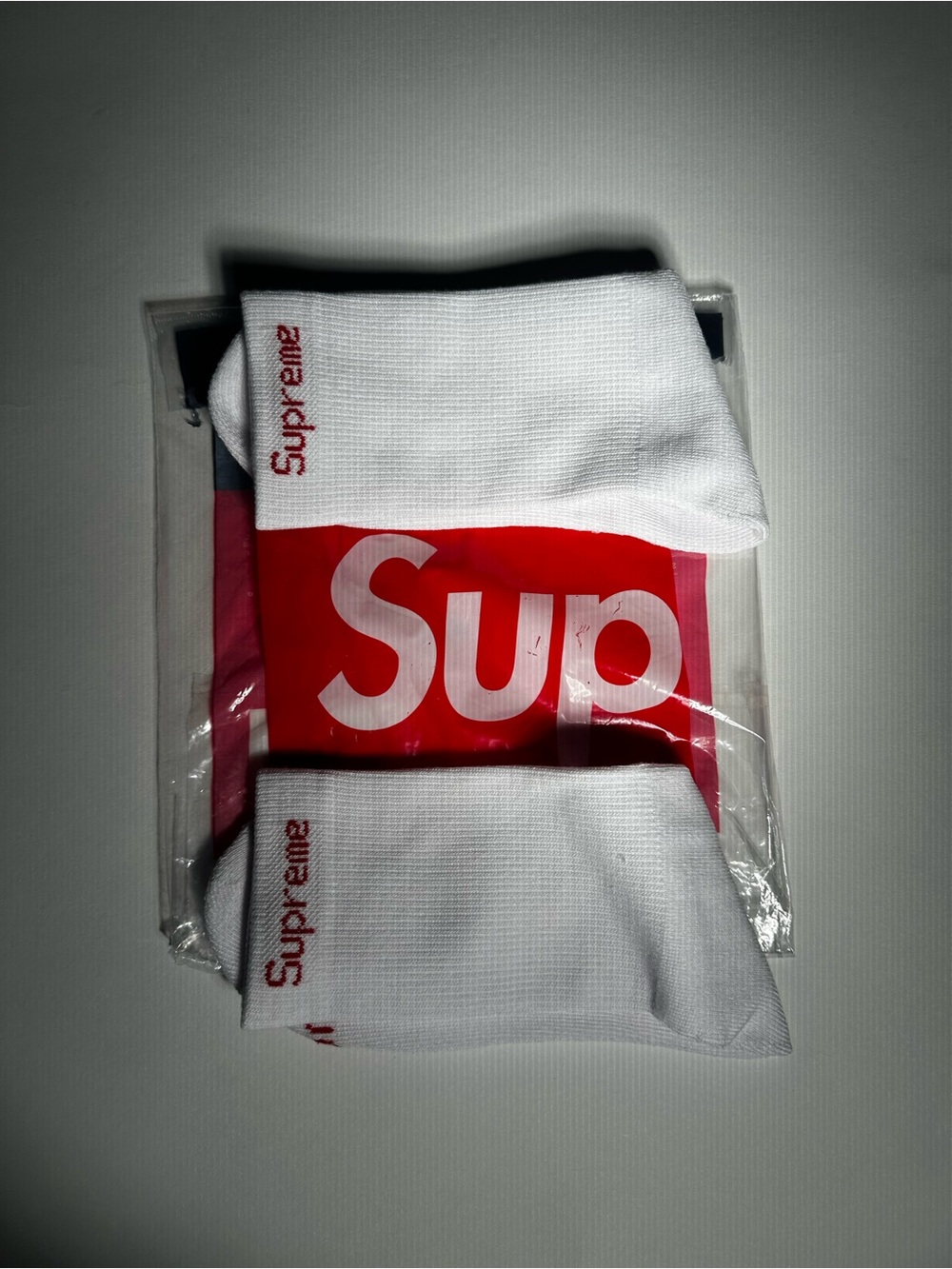 Supreme x Hanes Crew Socks - White